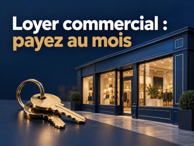 Bail commercial : demander le paiement mensuel du loyer en 2026