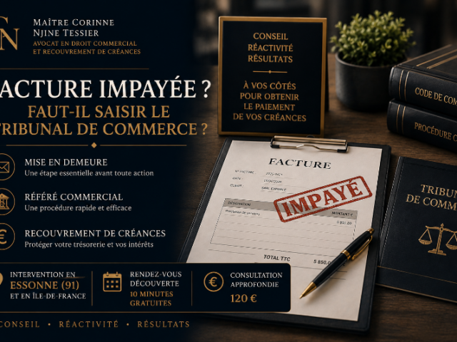 Facture impayée : faut-il engager un référé devant le tribunal de commerce ?