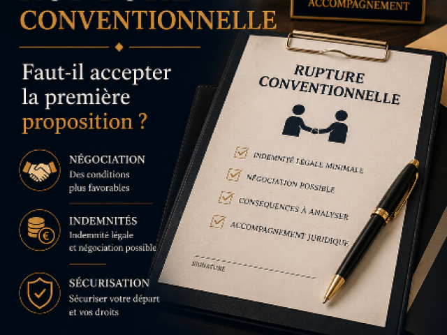 Rupture conventionnelle : faut-il accepter la  proposition de votre employeur ?